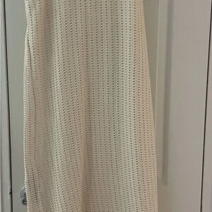 Mango MNG Beige Open Knit  Dress Small